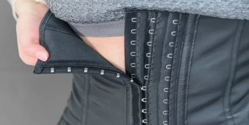 Waist trainer compression method