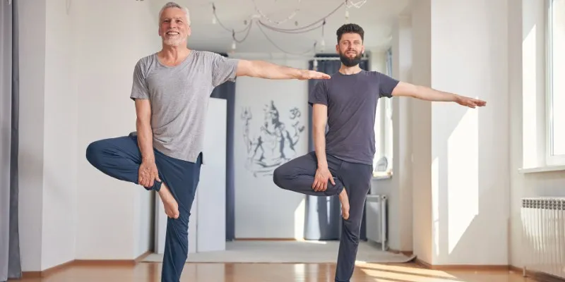 Single-Leg Position Exercise for Seniors