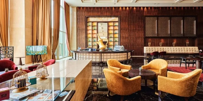 Raffles Dubai dining experience