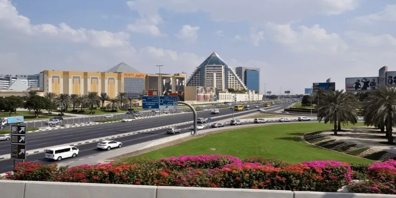 Raffles Dubai location