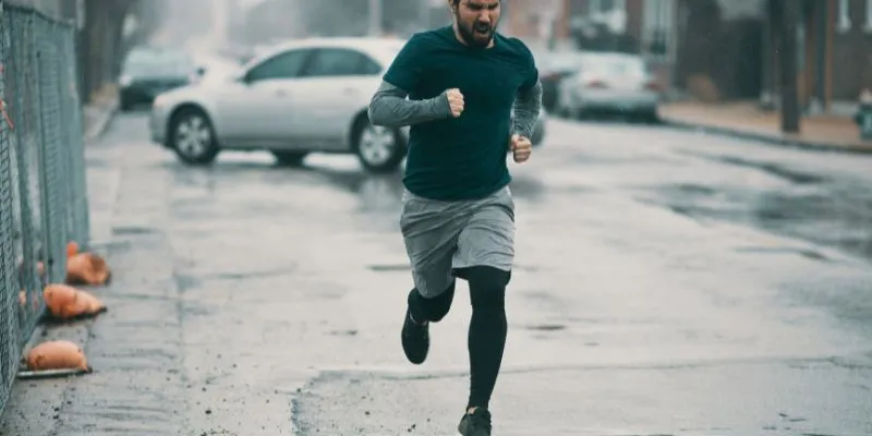 Running in the Rain