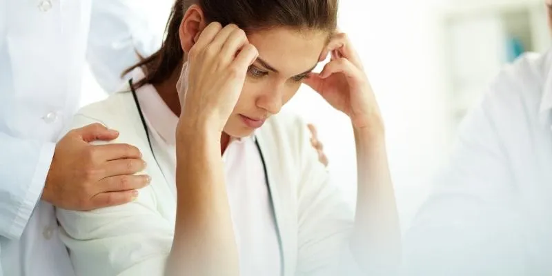 Migraine support group meeting