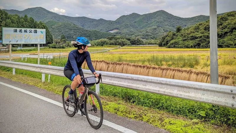 Cycling in Japan during Cherry Blossom
Season