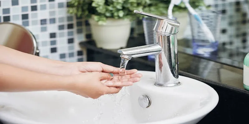 Image of soft water helping alleviate
allergies
