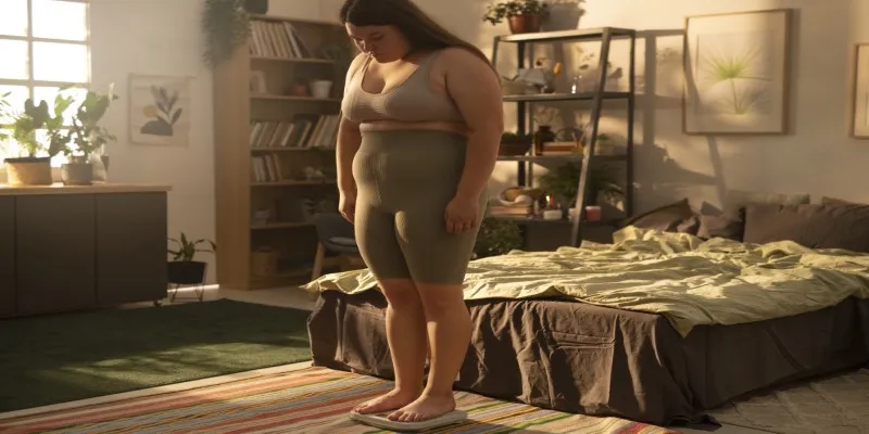 Illustration depicting the impact of language on obesity perceptions