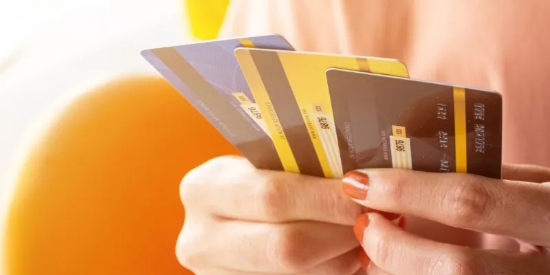 Investment credit card
concept