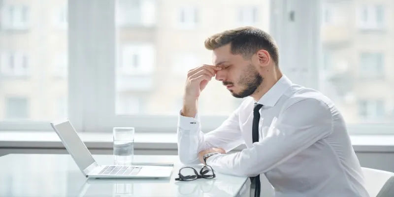 Stress-related migraine
illustration
