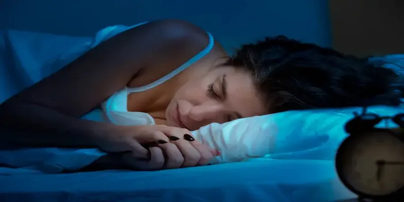 Person struggling with
insomnia