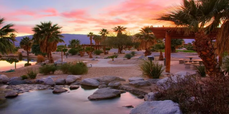 Desert landscape of Anza-Borrego Desert State
Park