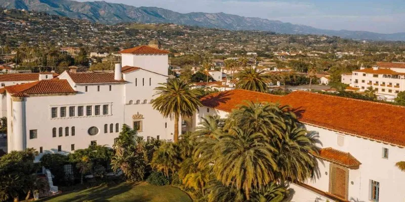 Scenic view of Santa Barbara’s
coastline