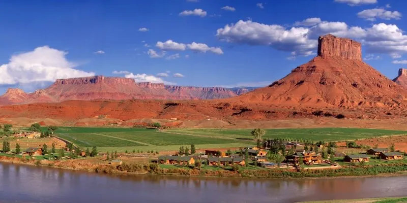 Stunning desert view from Sorrel River Ranch