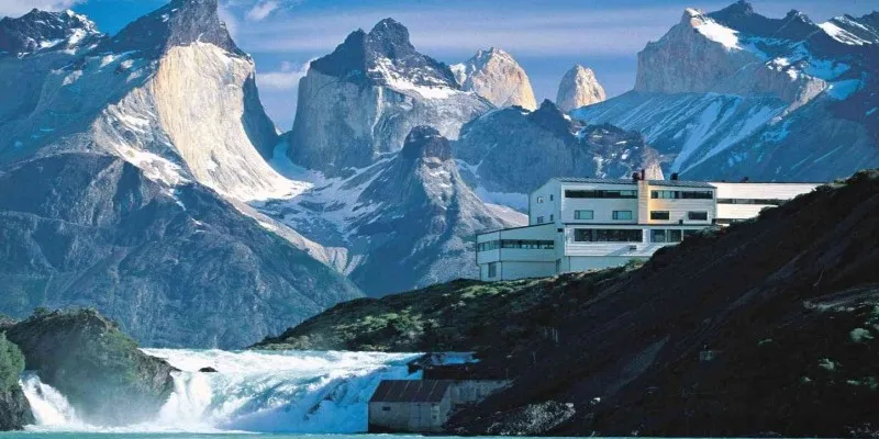 Stunning mountain view from a hotel room