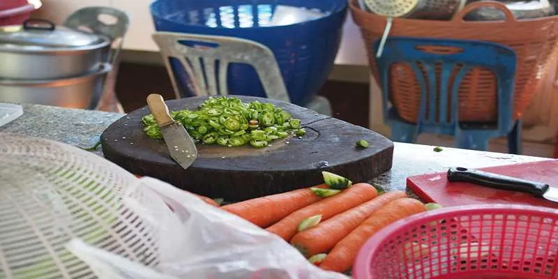 Colorful Thai Food Market