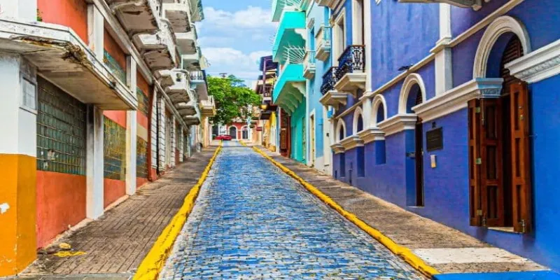 Charming streets of Old San
Juan