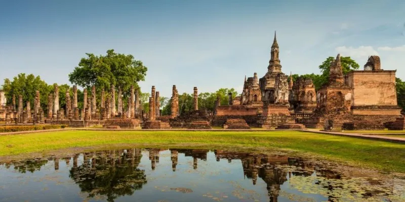 The iconic Buddha Tree at Wat
Mahathat