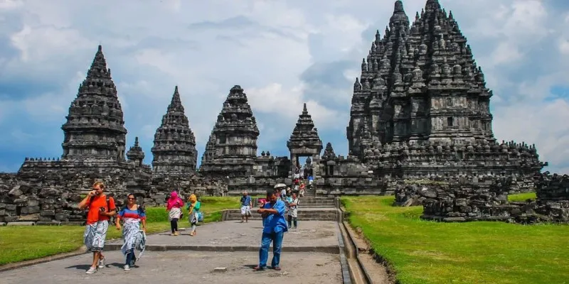 Sunset at Prambanan
Temple