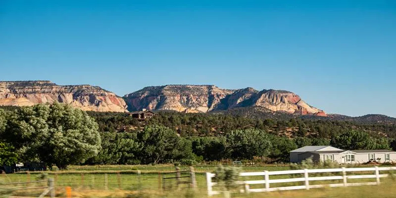 Scenic view of Red Hollow Slot
Canyon