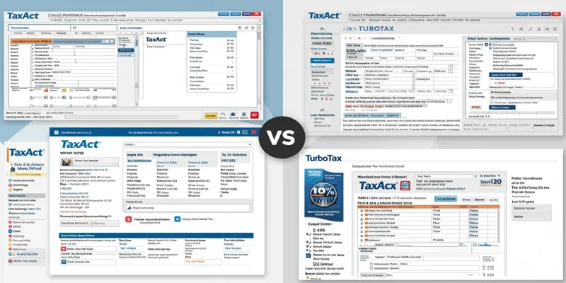 Comparing Tax Software
Interfaces