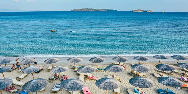 Picturesque view of a Greek island