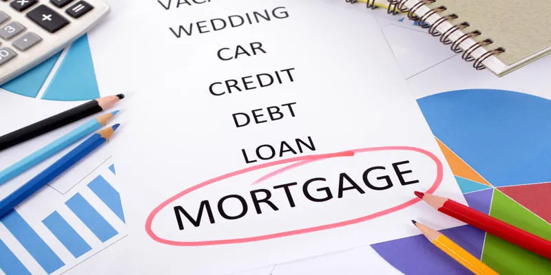 Couple reviewing mortgage options