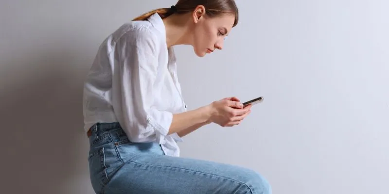 Correct sitting posture