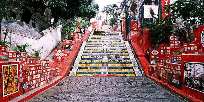 Selarón Steps in Lapa, Rio de
Janeiro