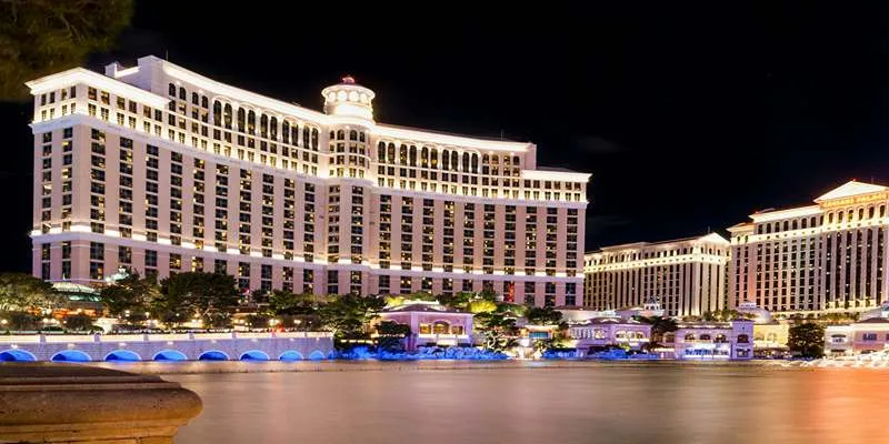 View of the Las Vegas Strip at night